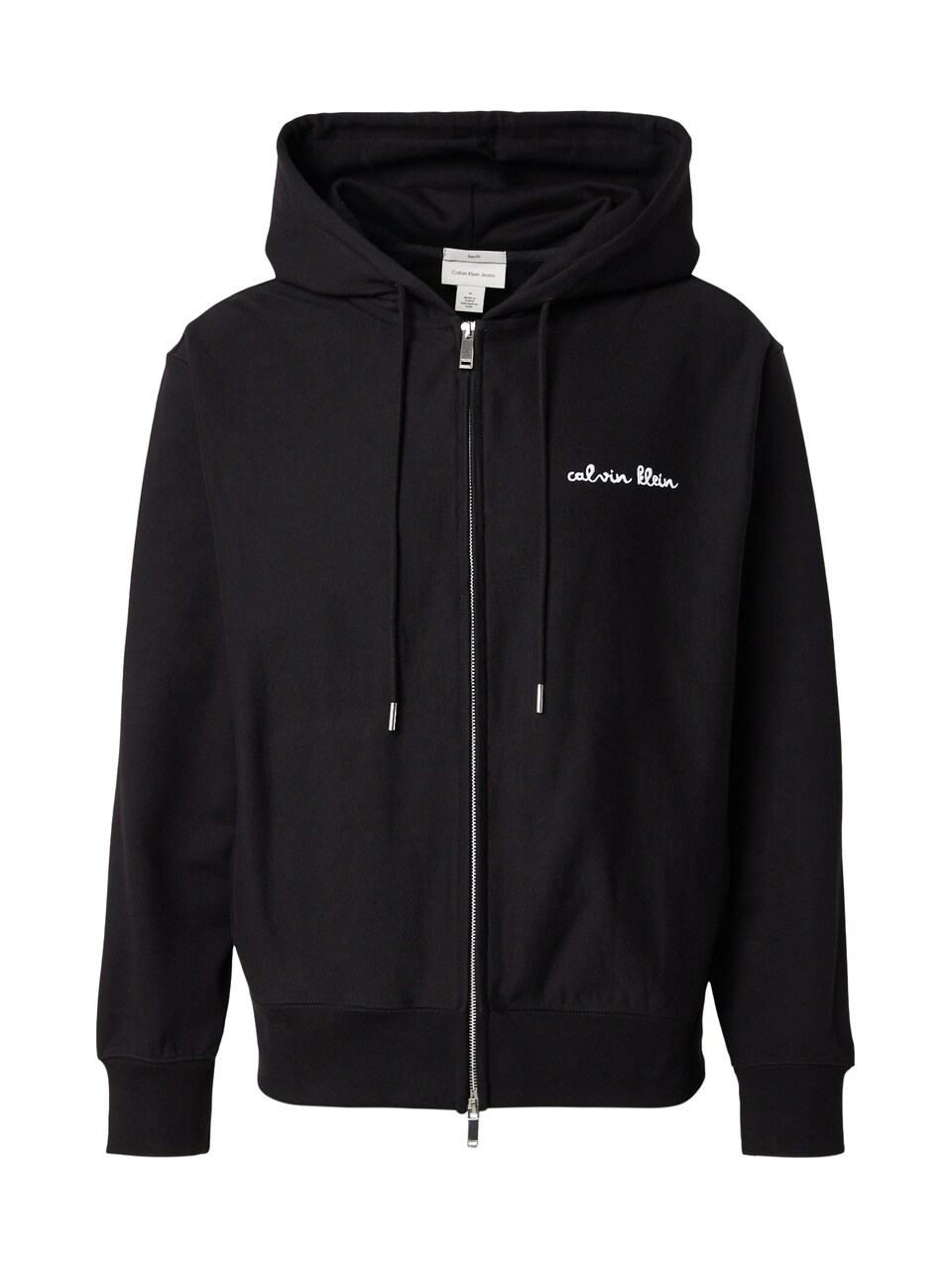 Sweatjacka azur / svart