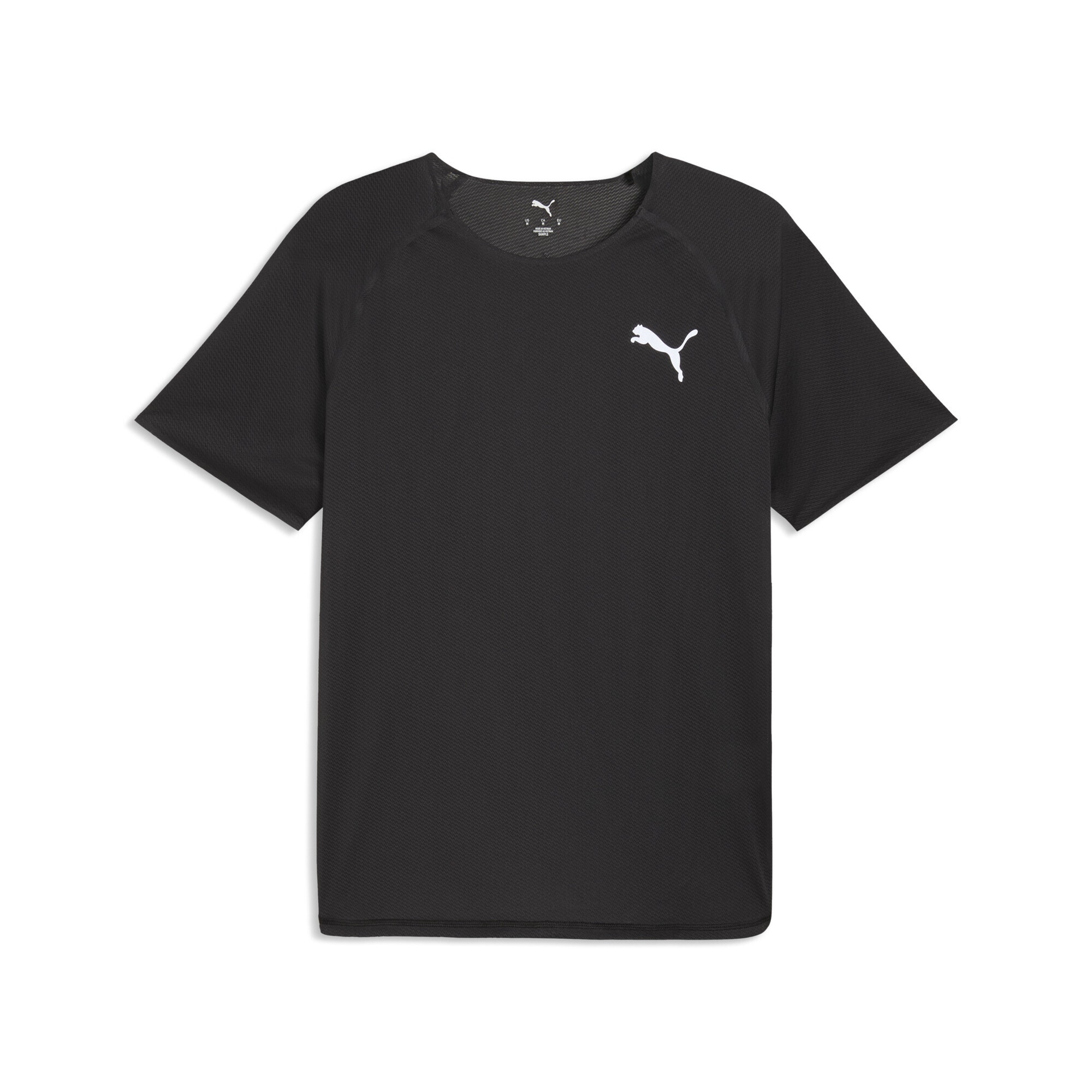 PUMA Tricou funcțional Lightspeed  negru / alb