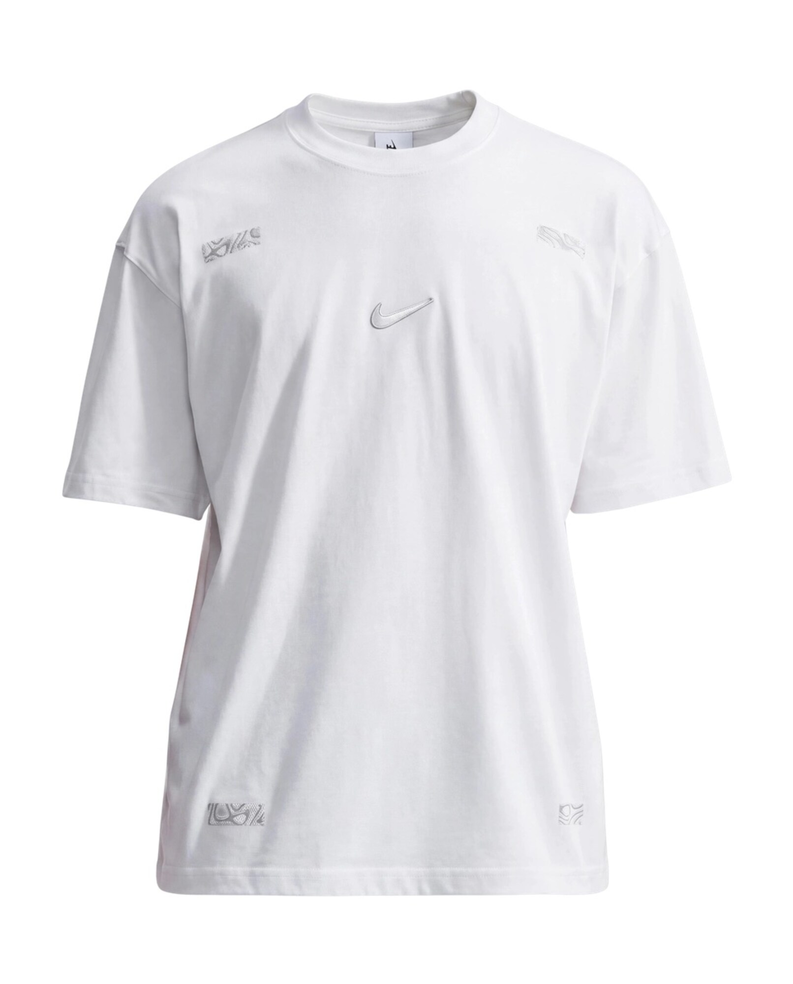 Nike Sportswear Tricou SHOX argintiu / alb