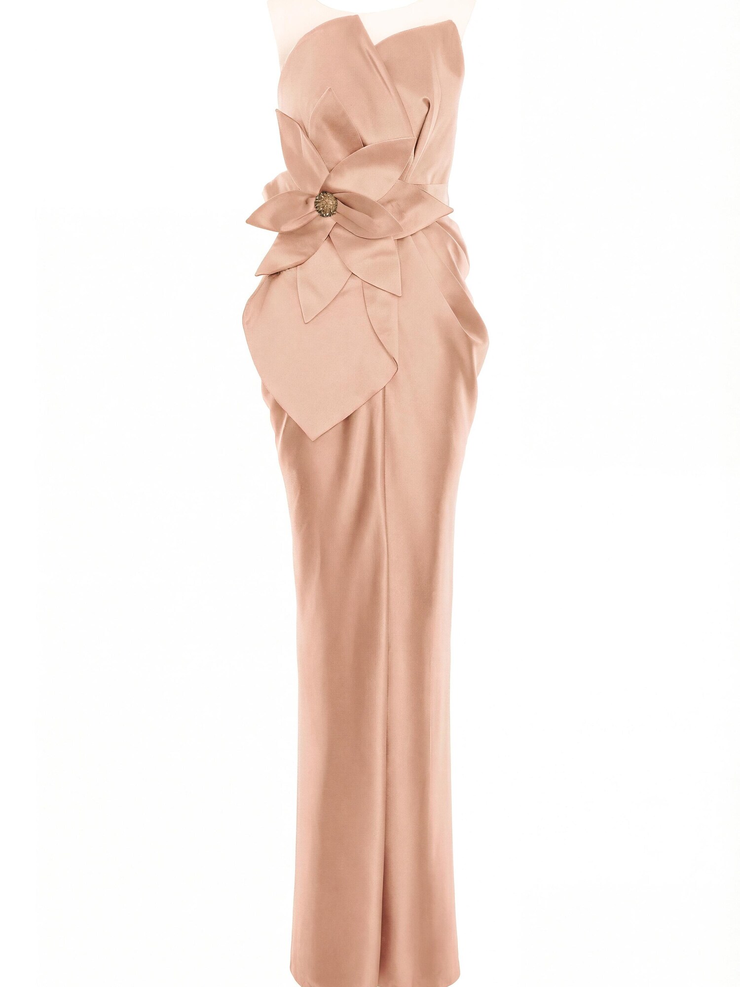 acob a porter Vestido de noche  beige