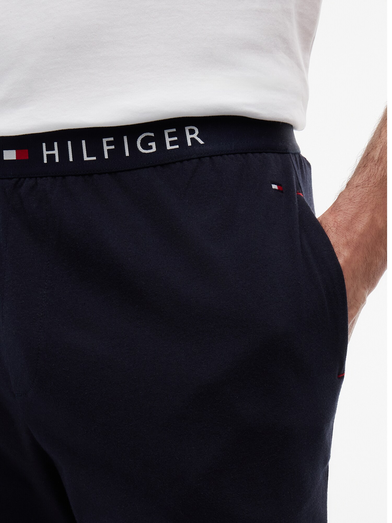 Tommy Hilfiger Underwear Pyžamové nohavice námornícka modrá / červená / biela (obrázok 5)