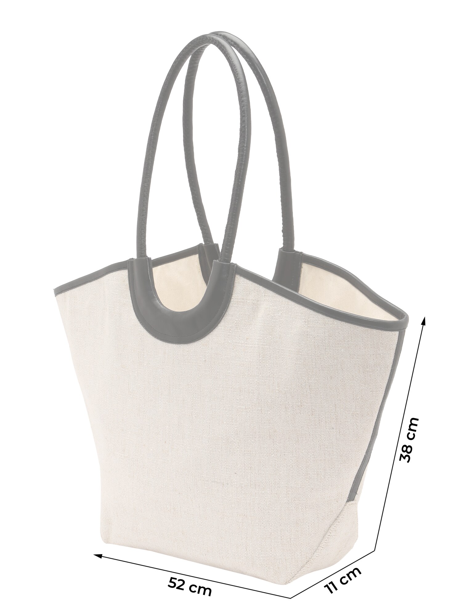 & Other Stories Shopper táska  homok / fekete termék 2. képe