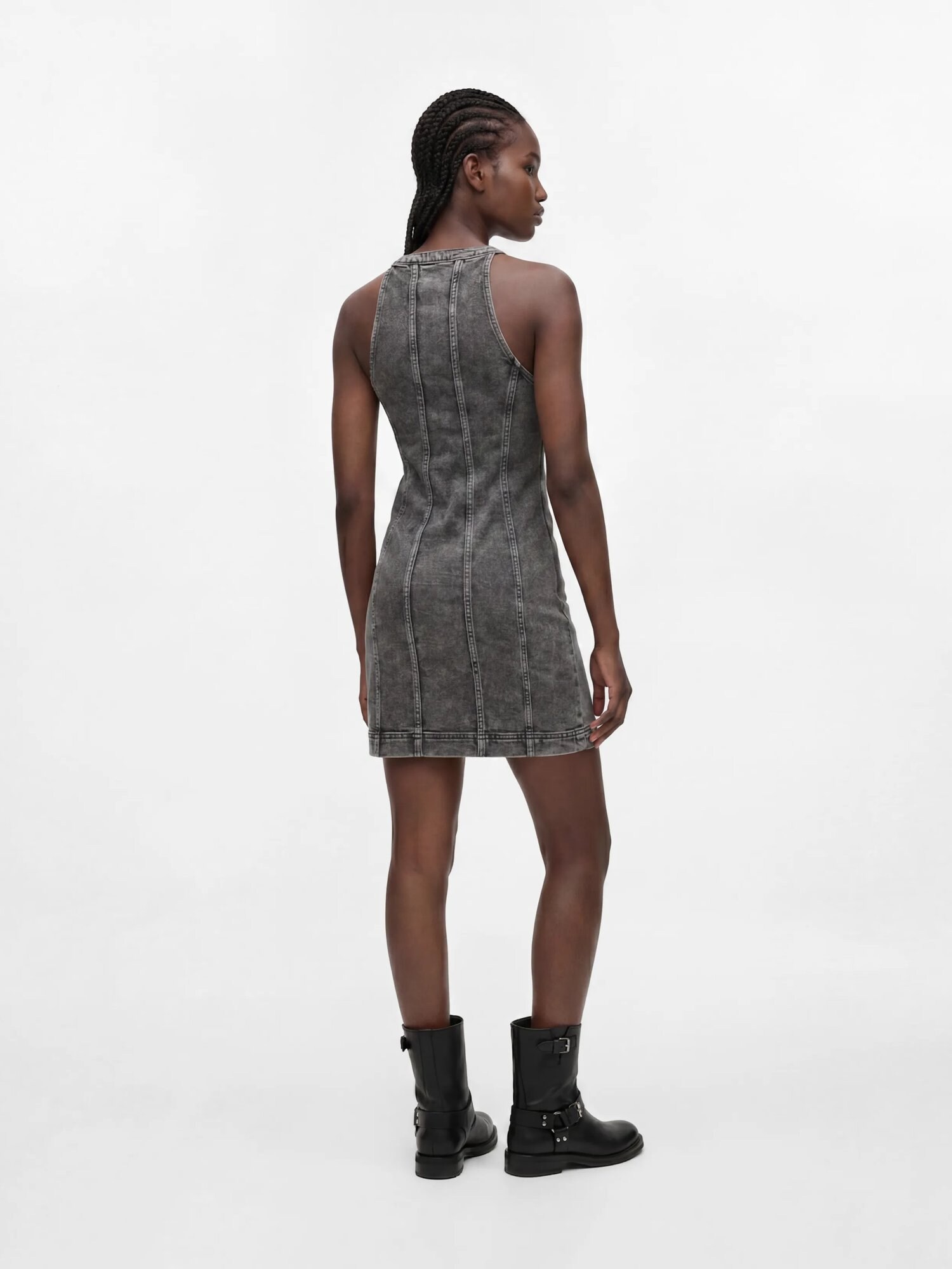 KARL LAGERFELD JEANS Vestido  negro denim – imagen 4