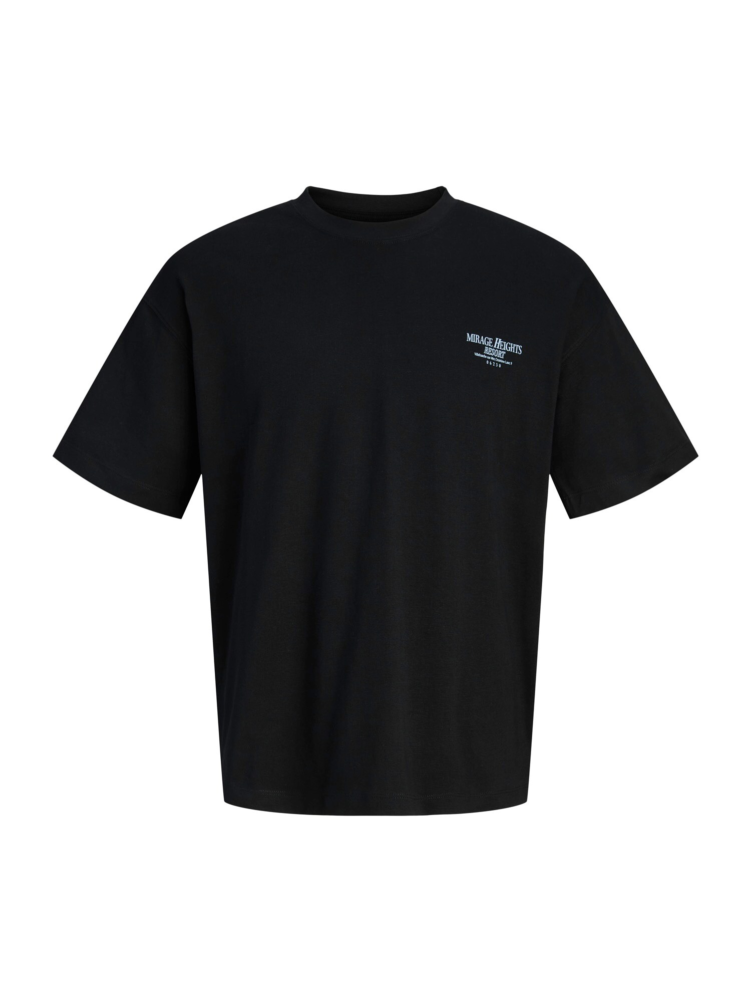 JACK & JONES Camiseta 'JORSANREMO' azul oscuro / marrón / oliva / negro