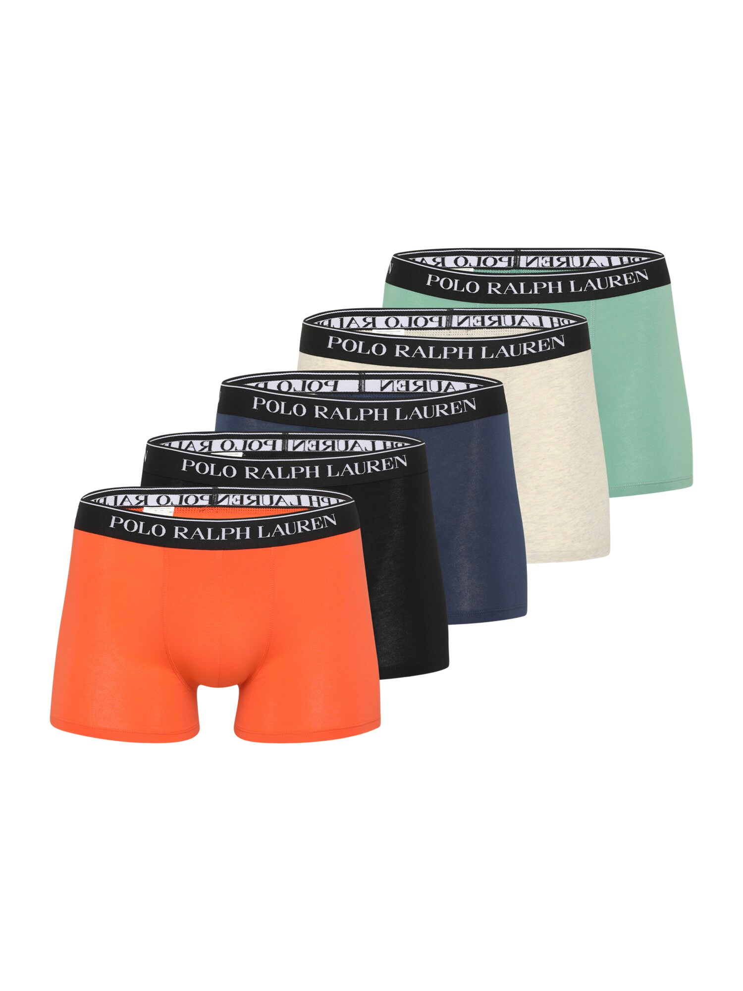 Polo Ralph Lauren Boxeri CLASSIC  galben deschis / verde deschis / portocaliu neon / negru