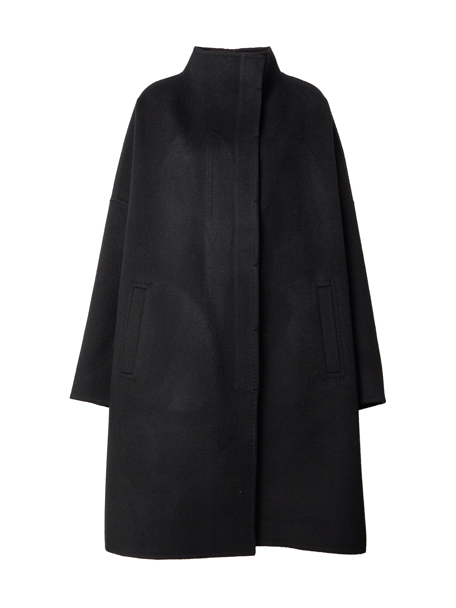 REMAIN Palton de primăvară-toamnă DRAPY  negru