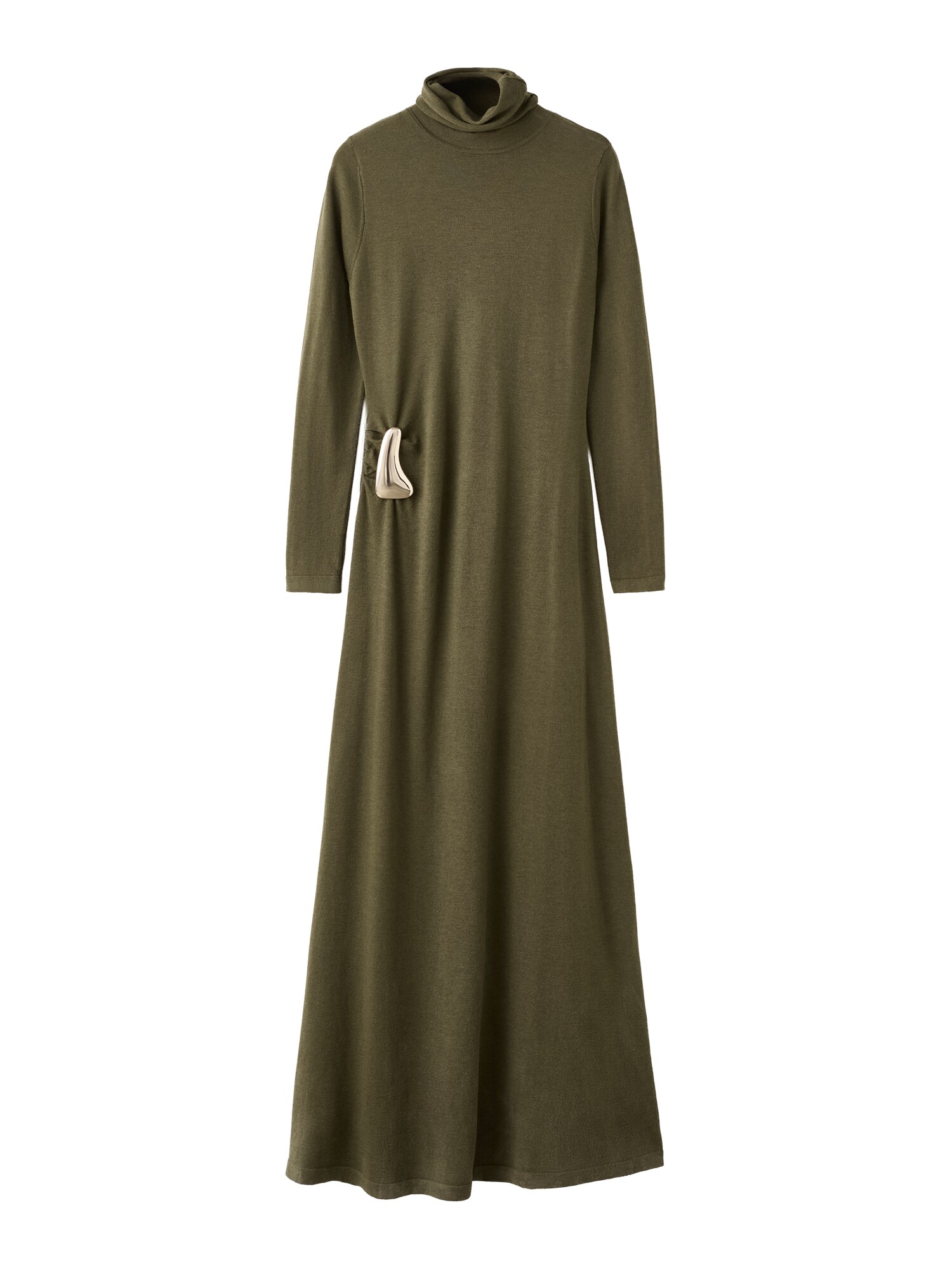 MANGO Rochie tricotat ANA  kaki