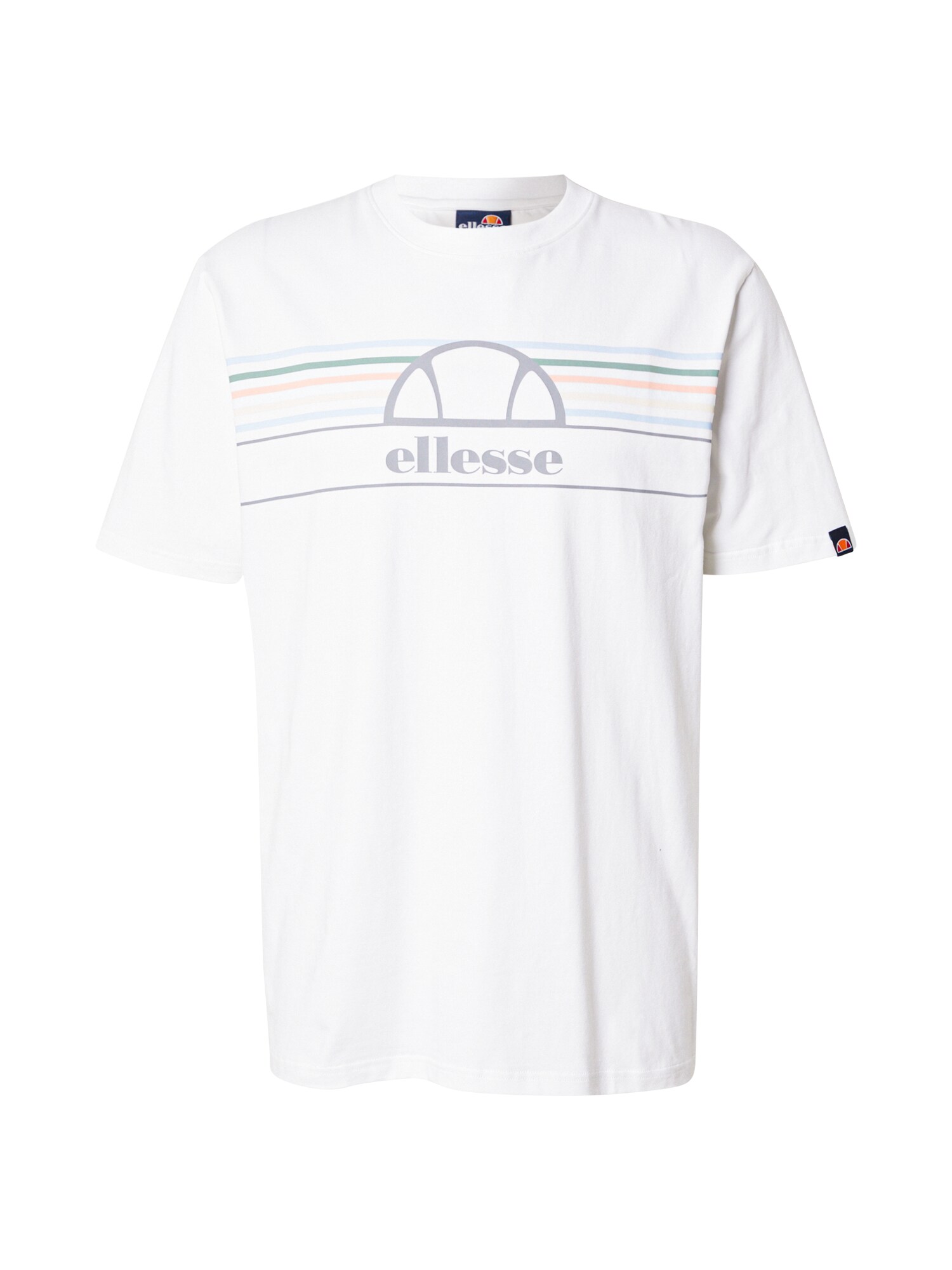 ELLESSE Tricou LENTAMENTE  albastru deschis / galben / gri deschis / alb