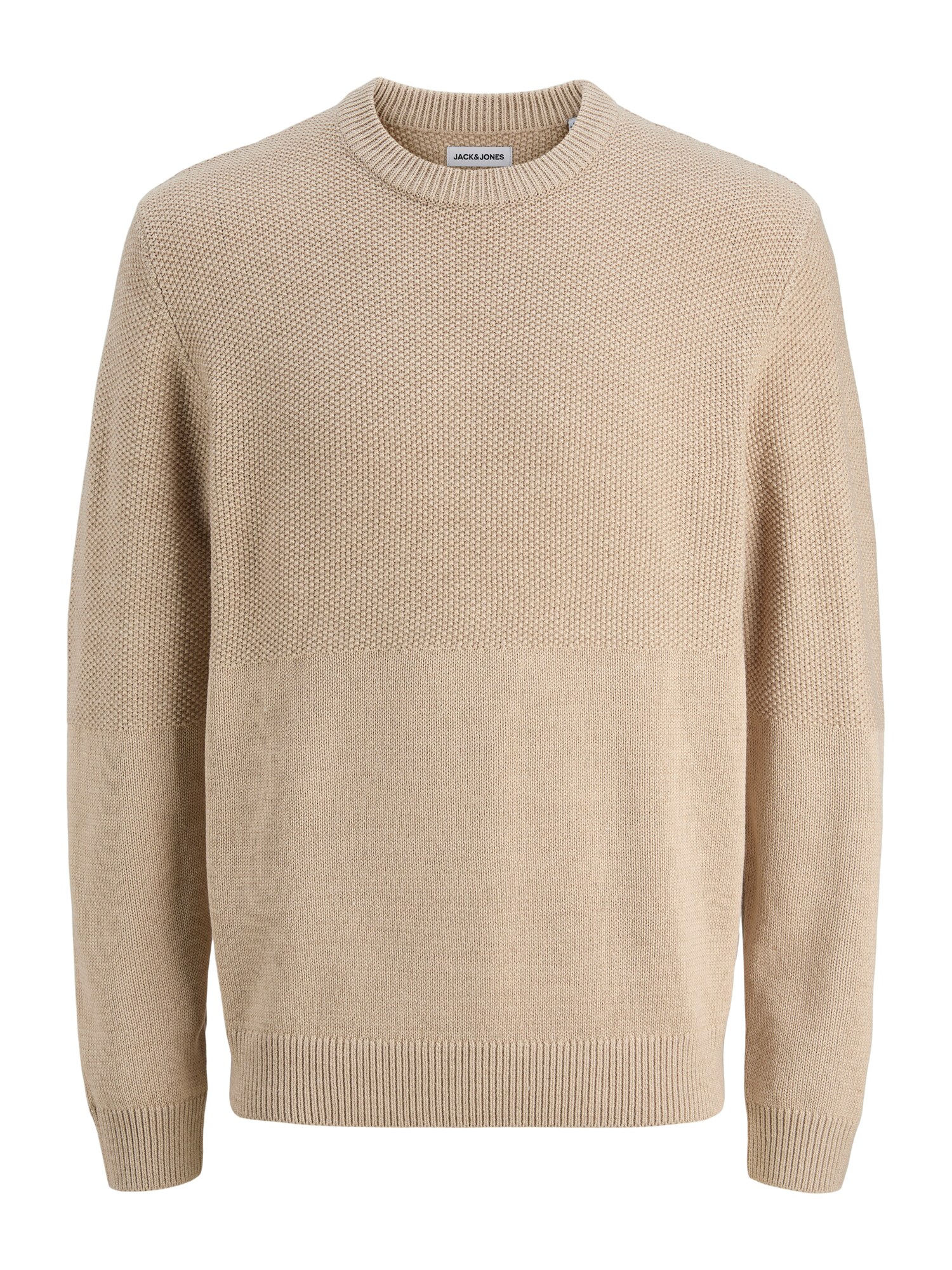 JACK & JONES Pulover JJCARL alb kitt