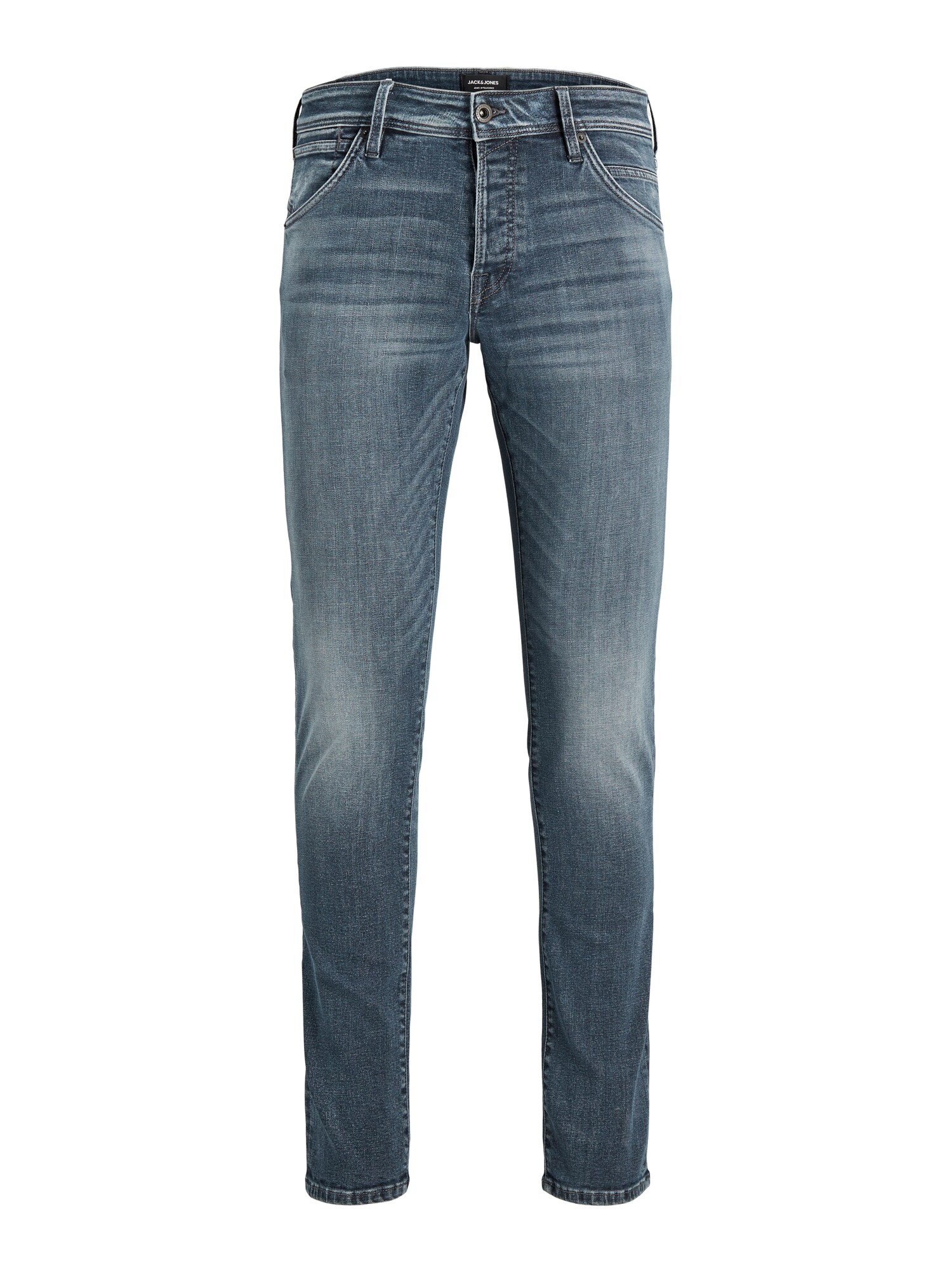 JACK & JONES Džínsy 'Glenn Fox'  tmavomodrá