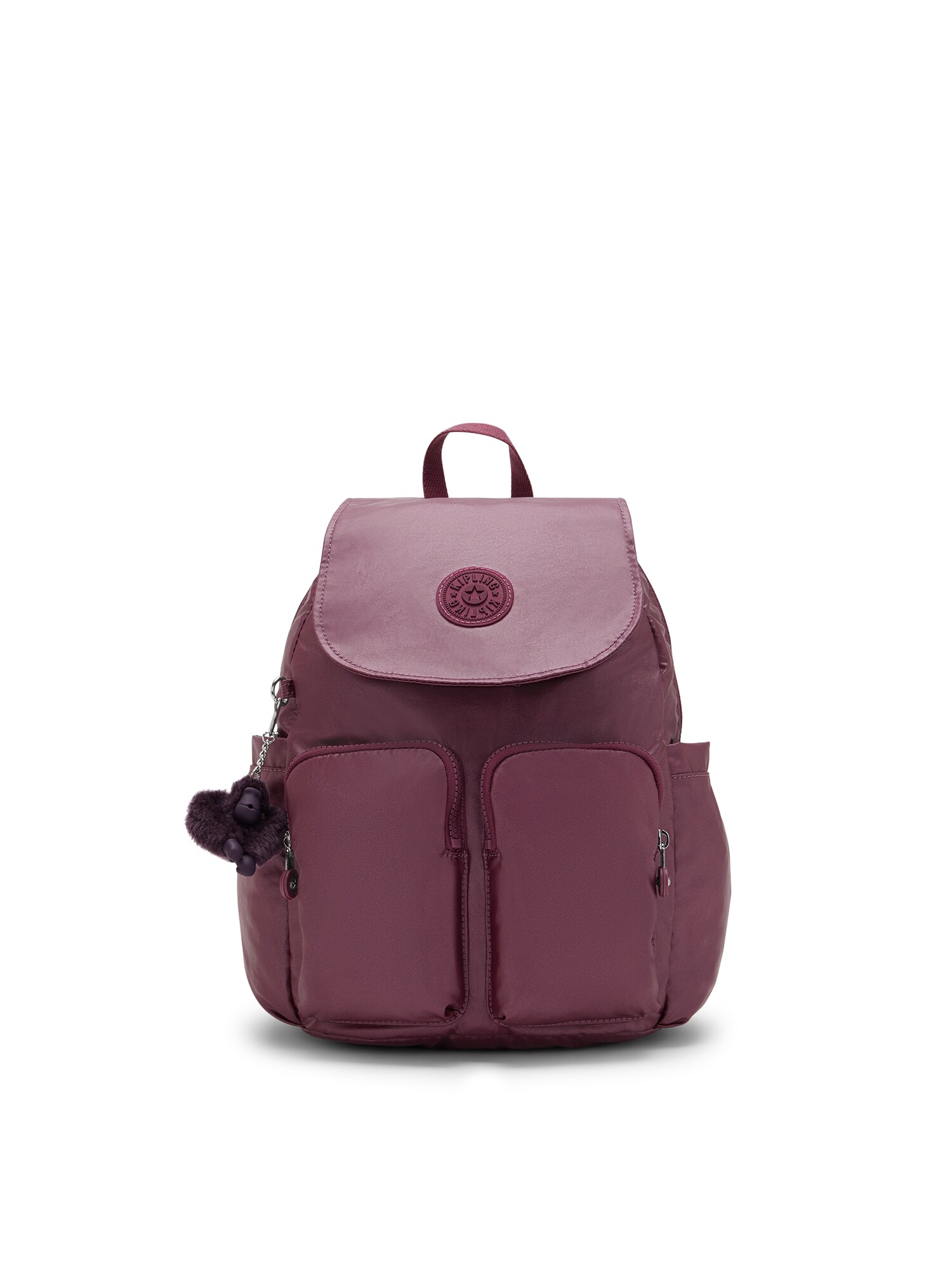 KIPLING Rucsac City Pocket S roșu vin