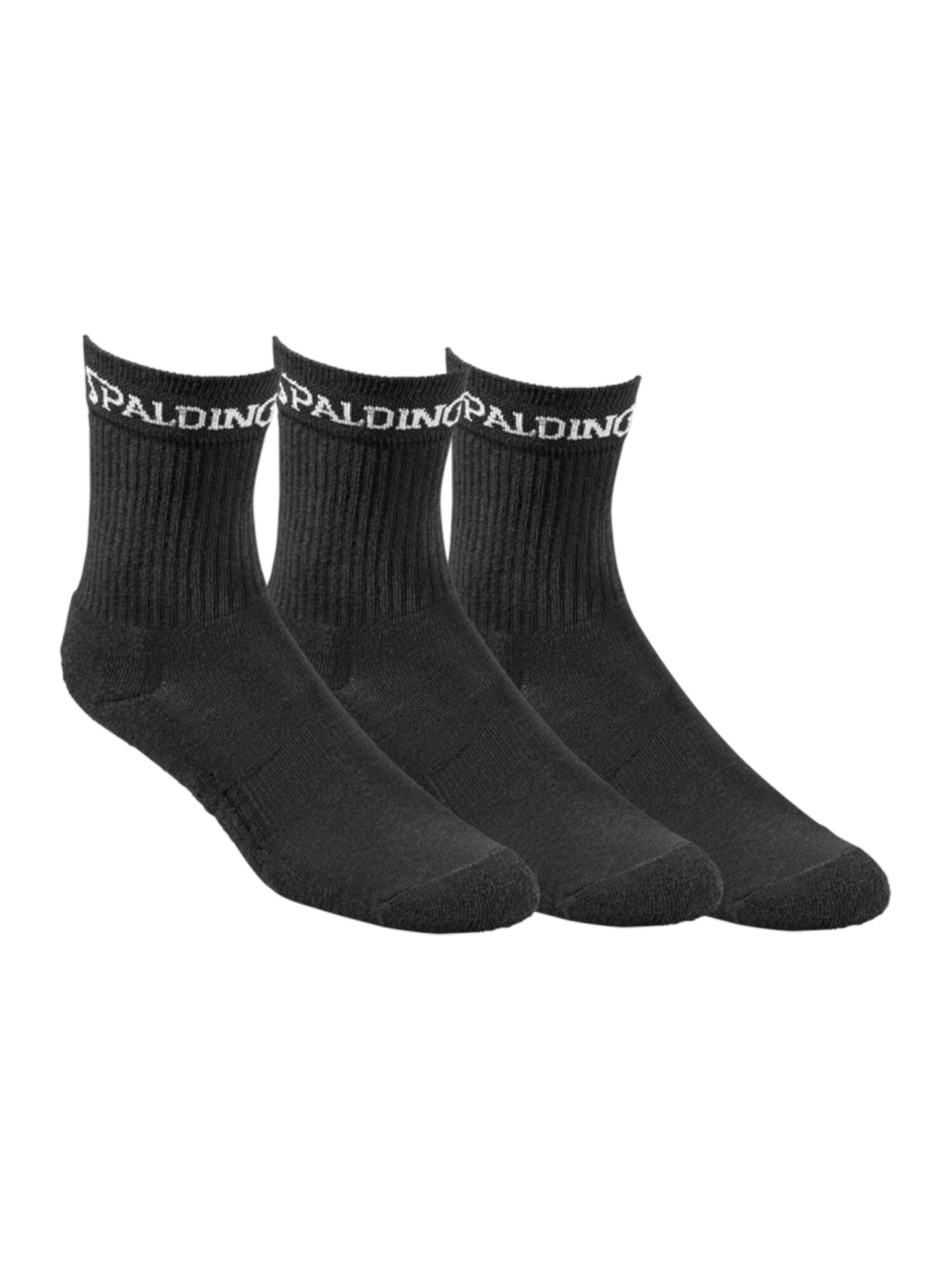 SPALDING Șosete sport  negru / alb