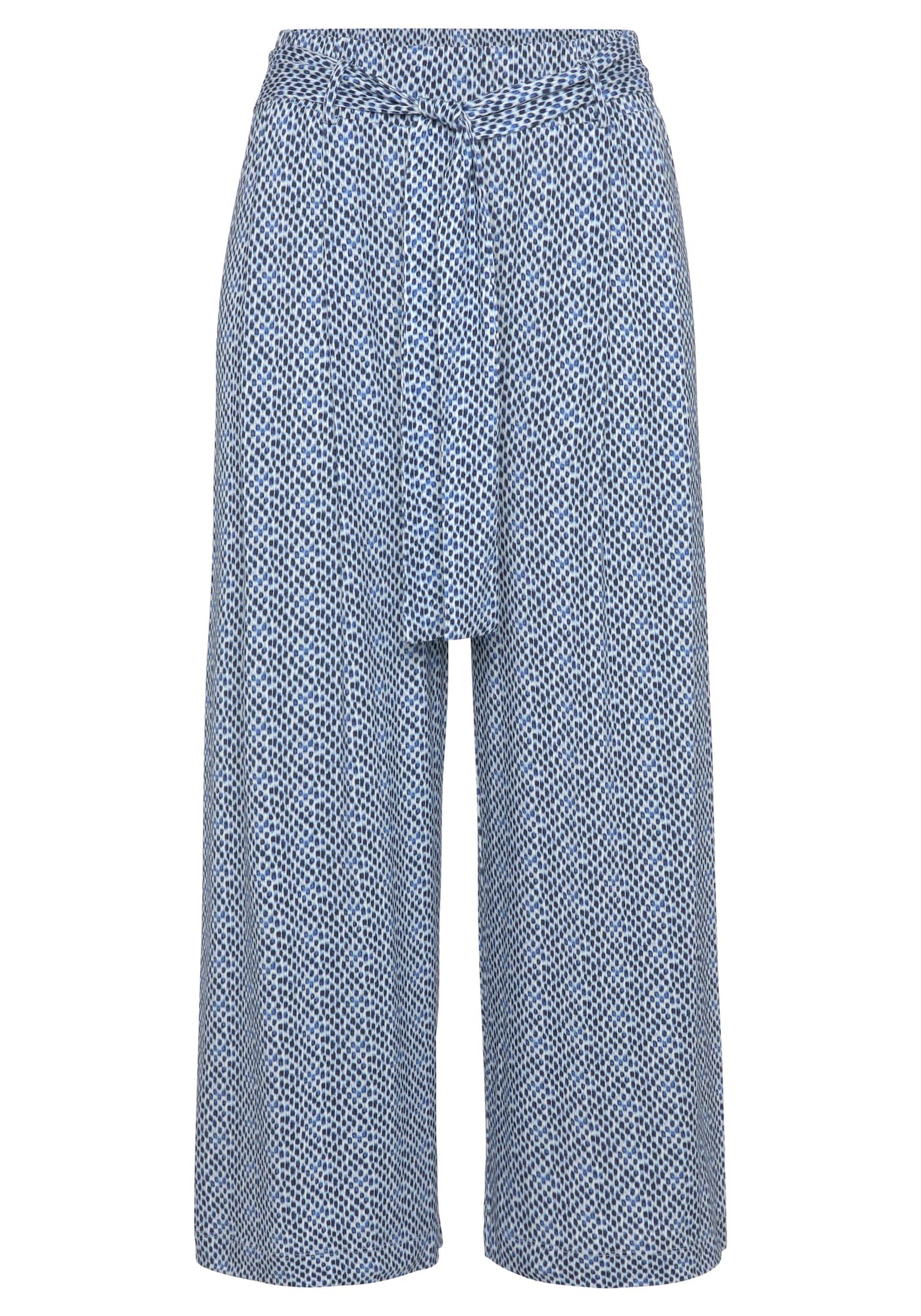 LASCANA Pantaloni  albastru marin / alb