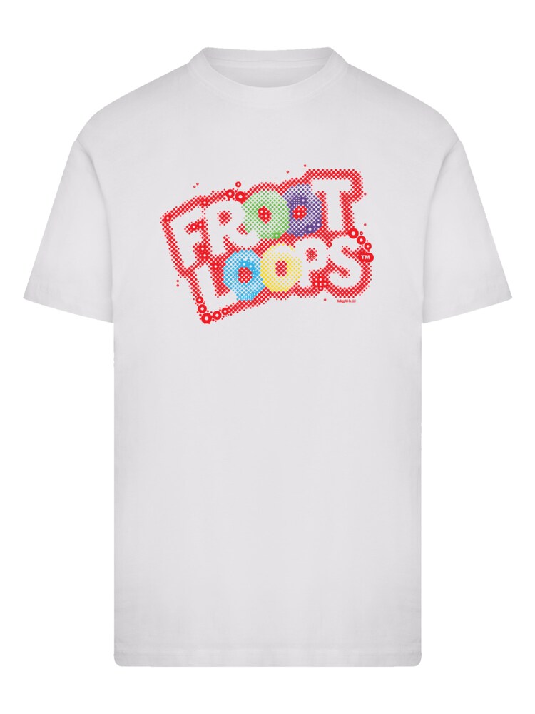 F4NT4STIC T-Shirt 'Kellogg's Froot Loops Breakfast Cereal Pop Art' Herren Größe XXXL blau / gelb / rot / weiß
