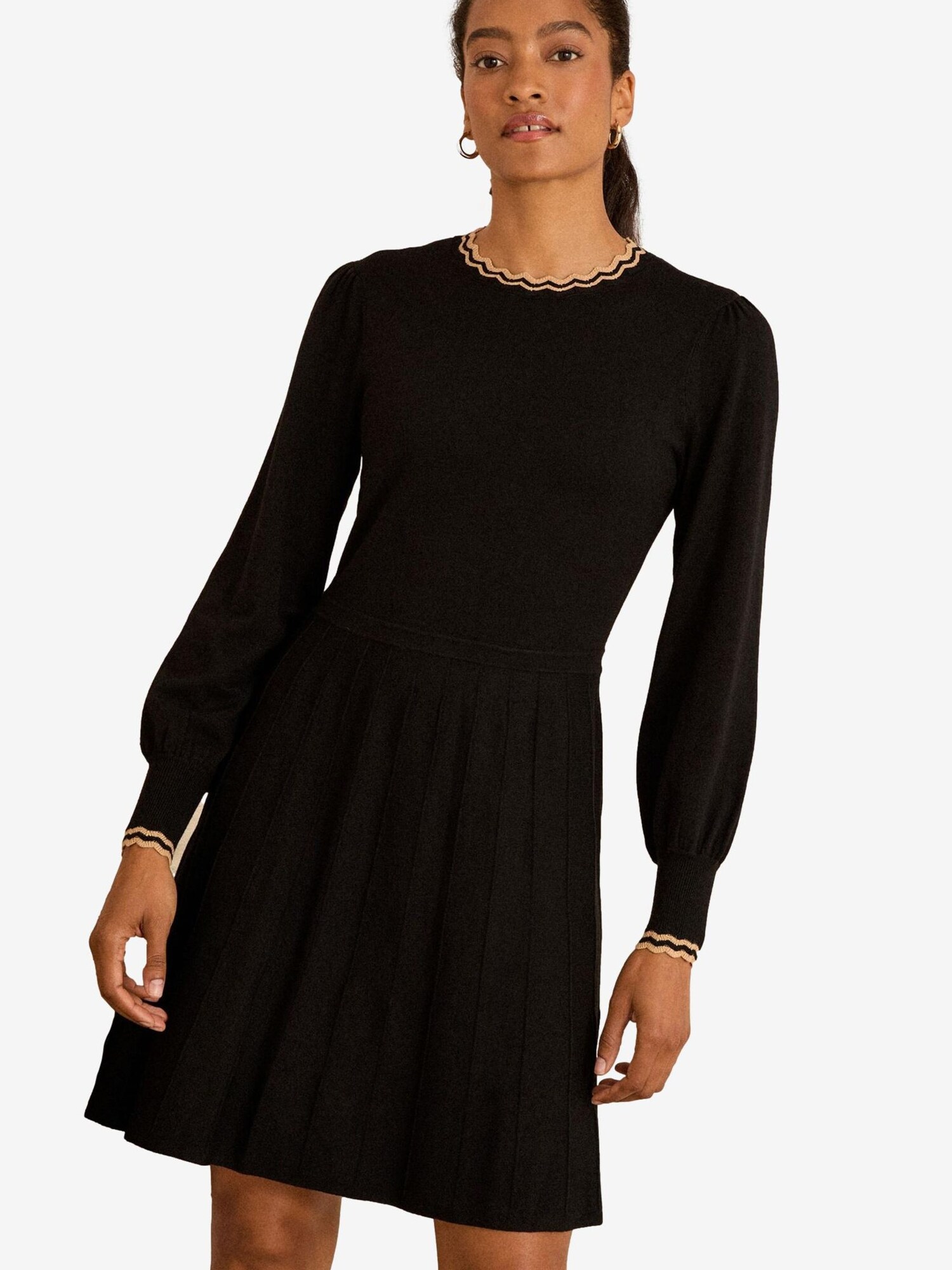 love & roses Rochie tricotat  negru