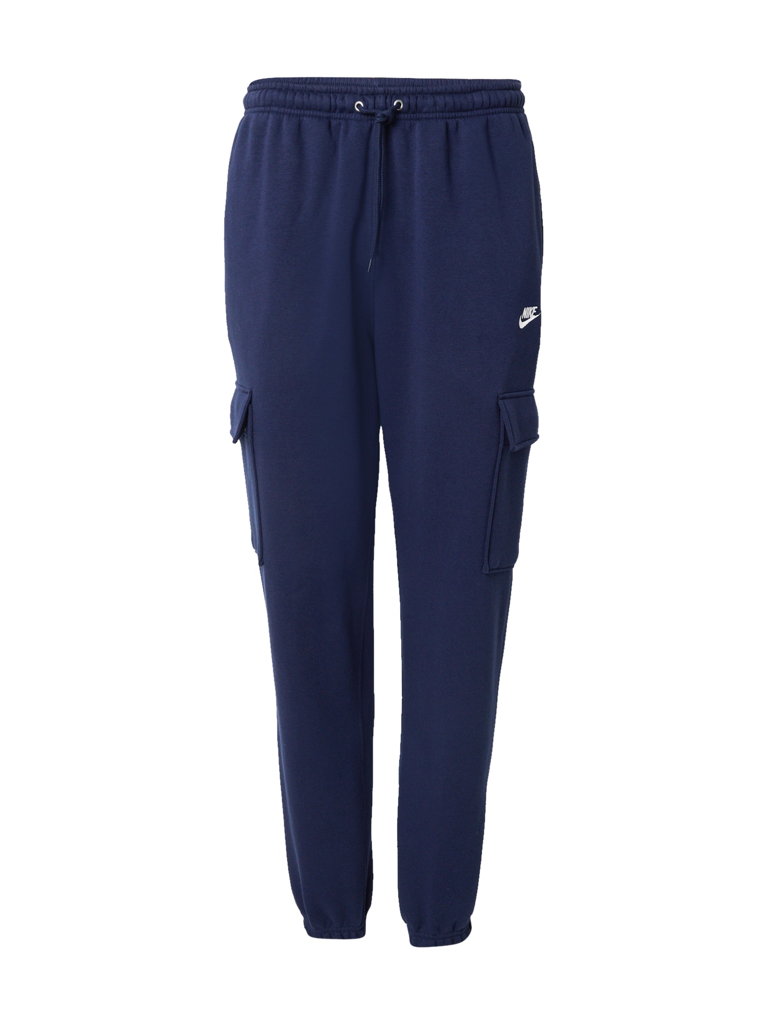 Nike Sportswear Pantaloni CLUB  albastru marin / alb
