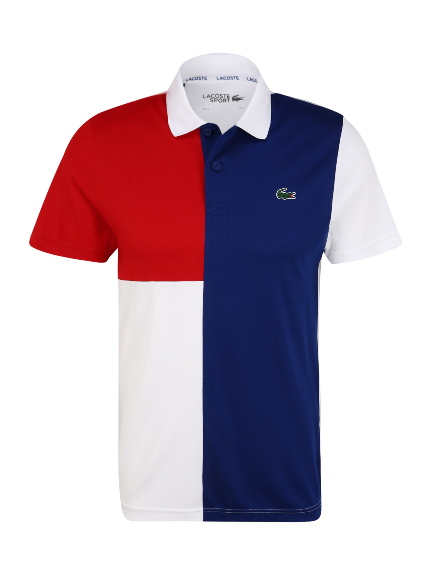 Lacoste Sport Sportiniai marškinėliai  raudona / mėlyna / balta