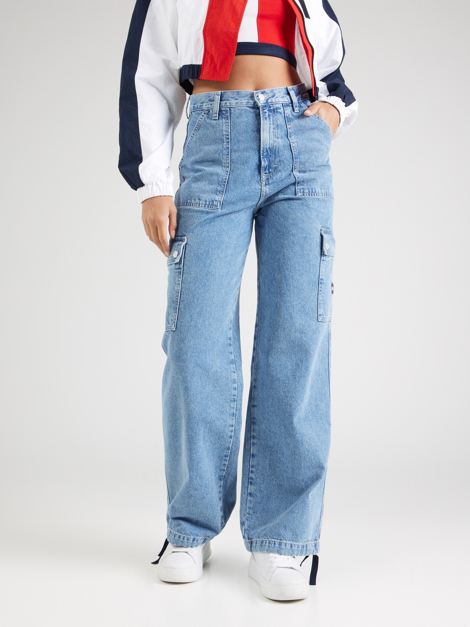 Tommy Jeans Cargo farmer 'CLAIRE'  kék farmer termék 2. képe