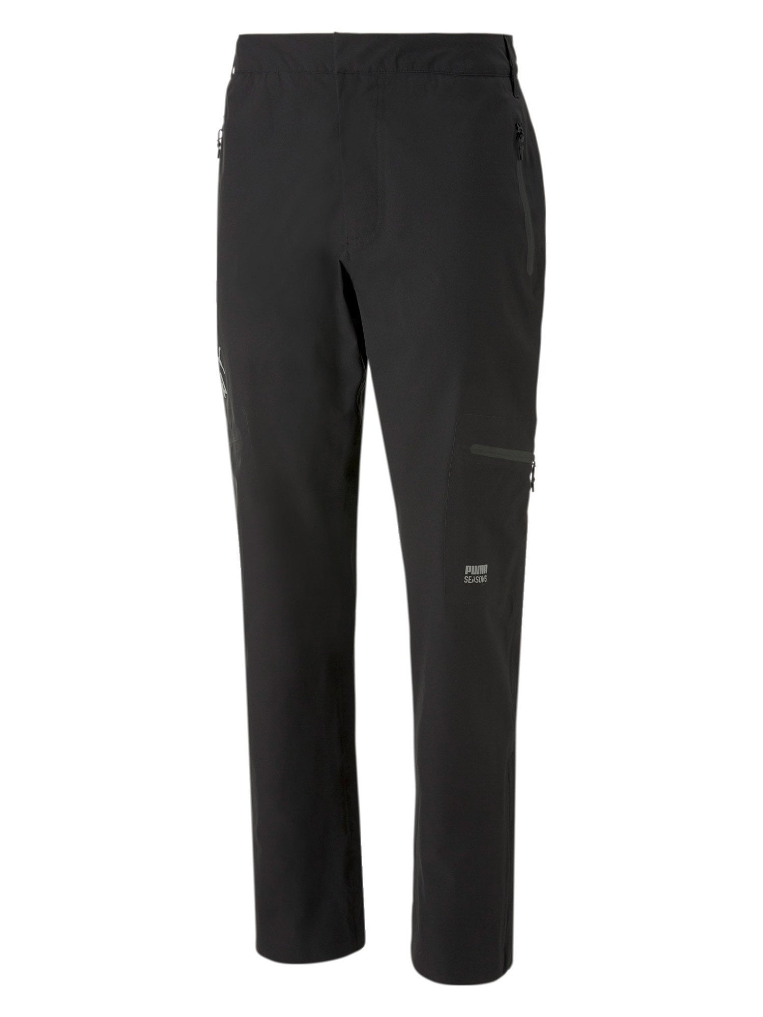 PUMA Sportske hlače  siva / crna