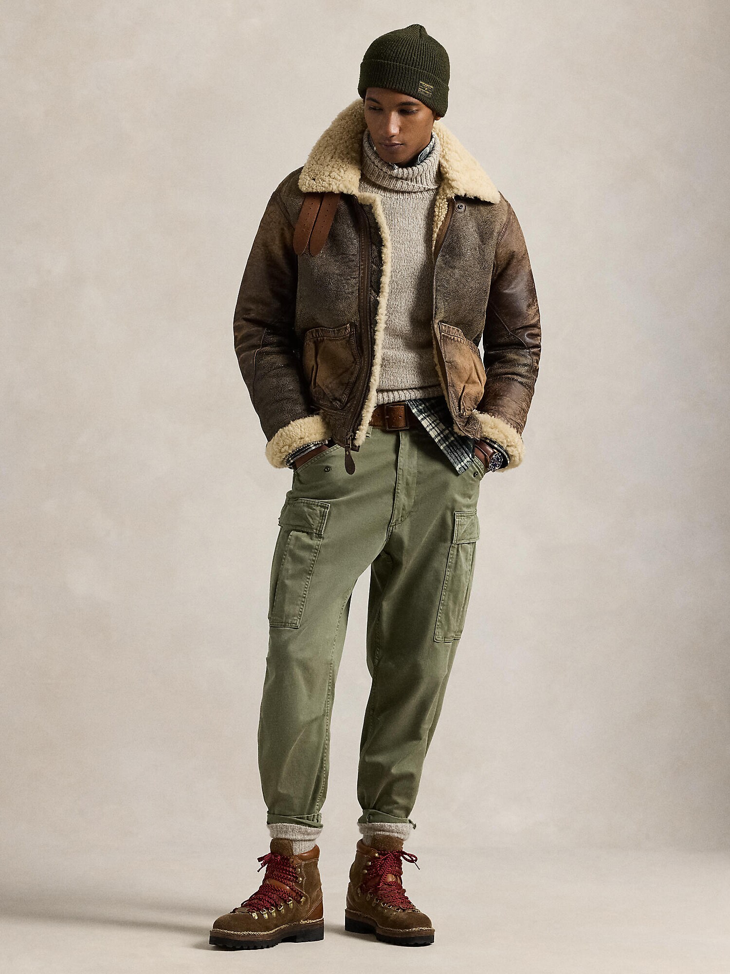 Polo Ralph Lauren Chaqueta de invierno  marrón – imagen 8
