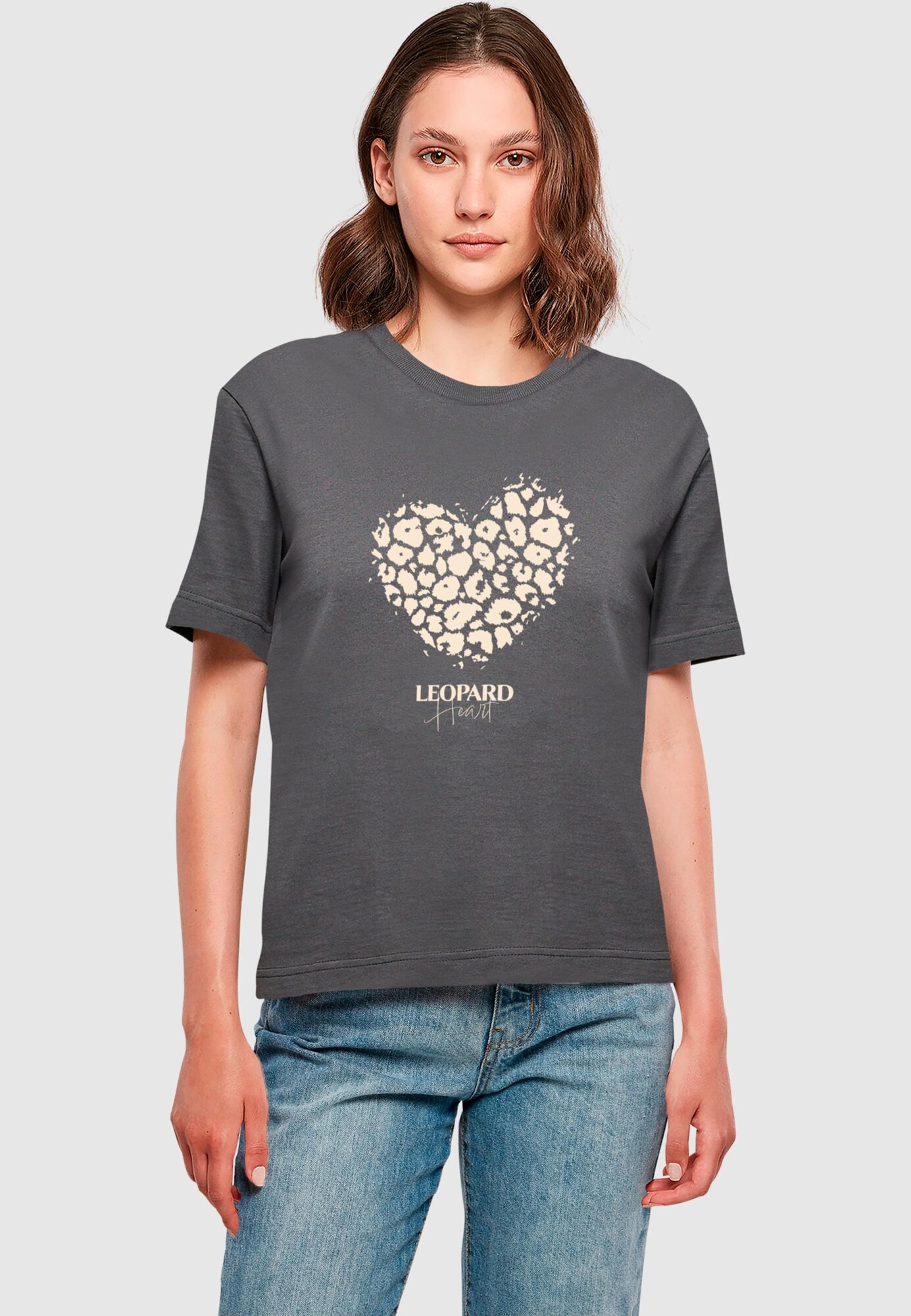 Thumbnail - Merchcode Shirt Leopard Heart