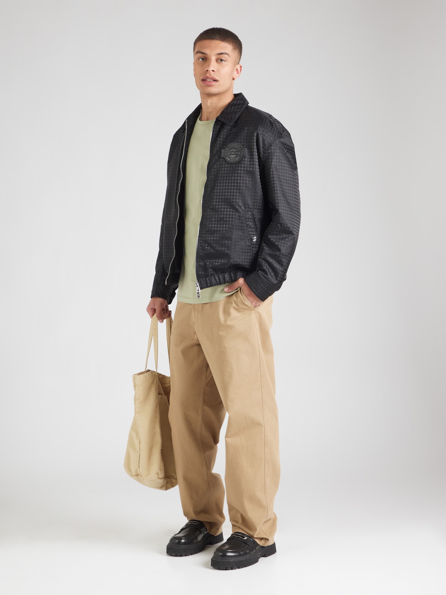 BOSS Camiseta 'Tales'  verde pastel – imagen 8