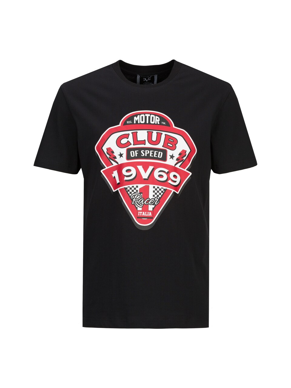 T-shirt 'Rafael Racing Club' blå / röd / svart