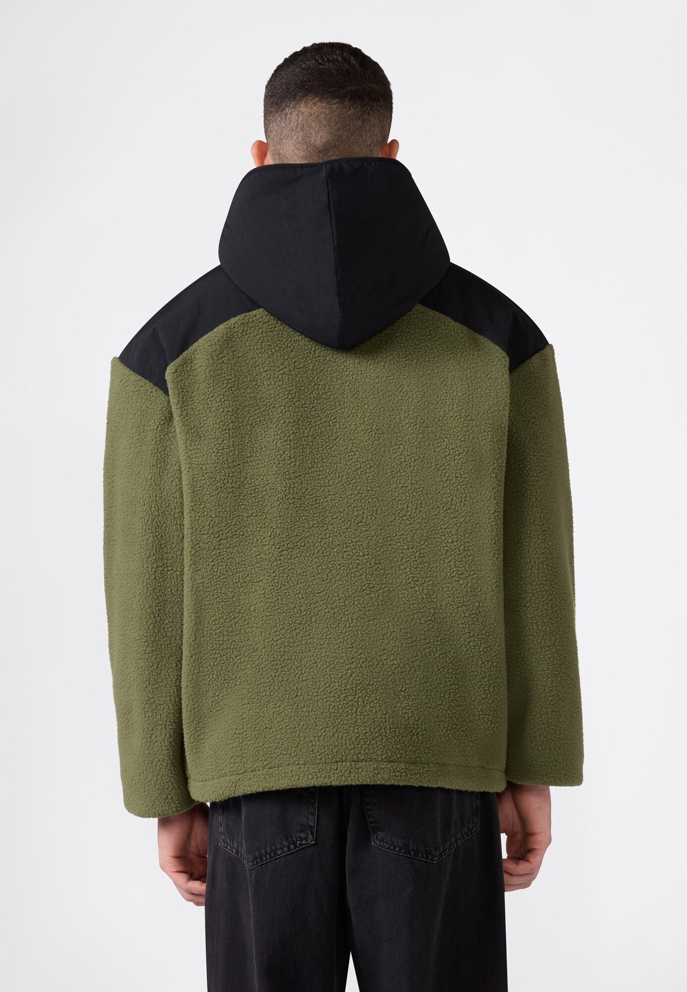 Champion Chaqueta polar verde / negro – imagen 3