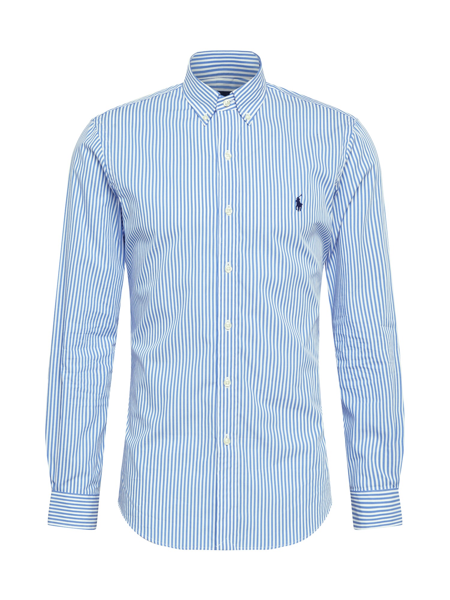 POLO RALPH LAUREN Dalykiniai marškiniai  šviesiai mėlyna / balta / tamsiai mėlyna