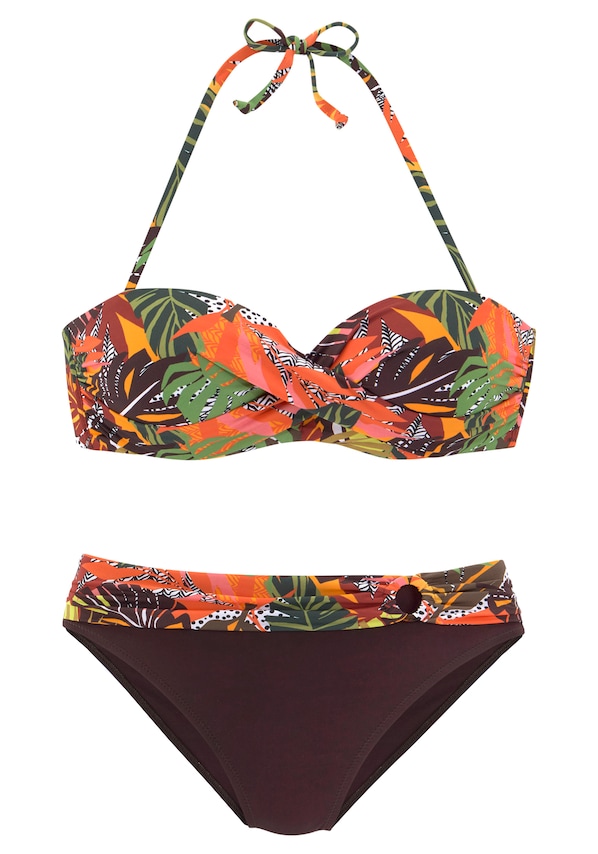 VIVANCE, Bikini, barna & narancs, 2 kép a 4 közül