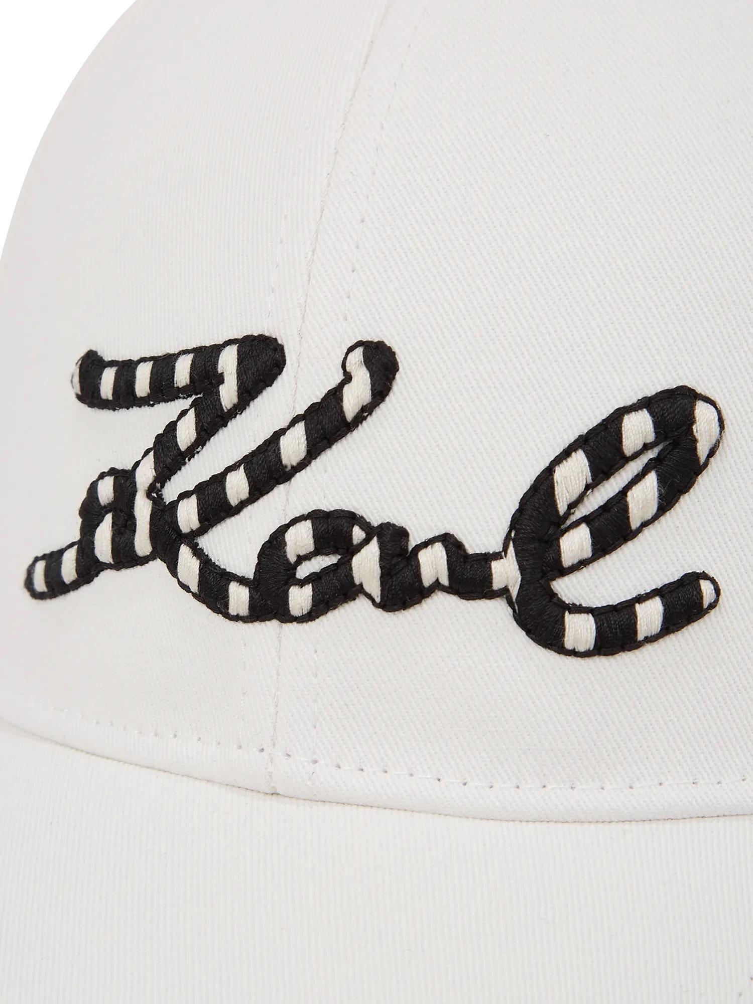 Karl Lagerfeld Gorra negro / blanco – imagen 3