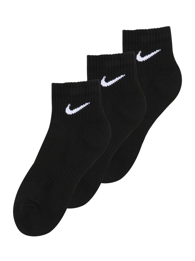 NIKE Sportsocken 'Everyday Cush' Herren Größe 34/38 schwarz / weiß