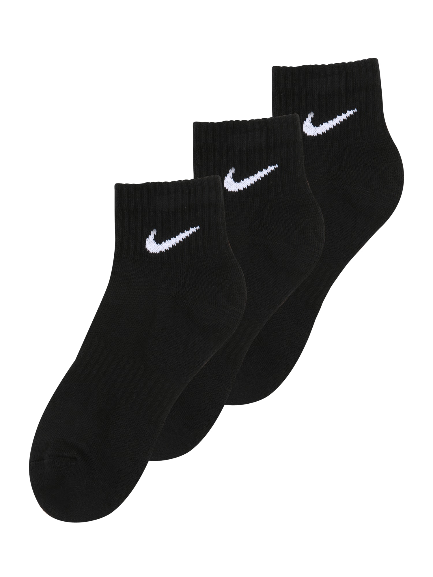 NIKE Športové ponožky 'Everyday Cush'  čierna / biela