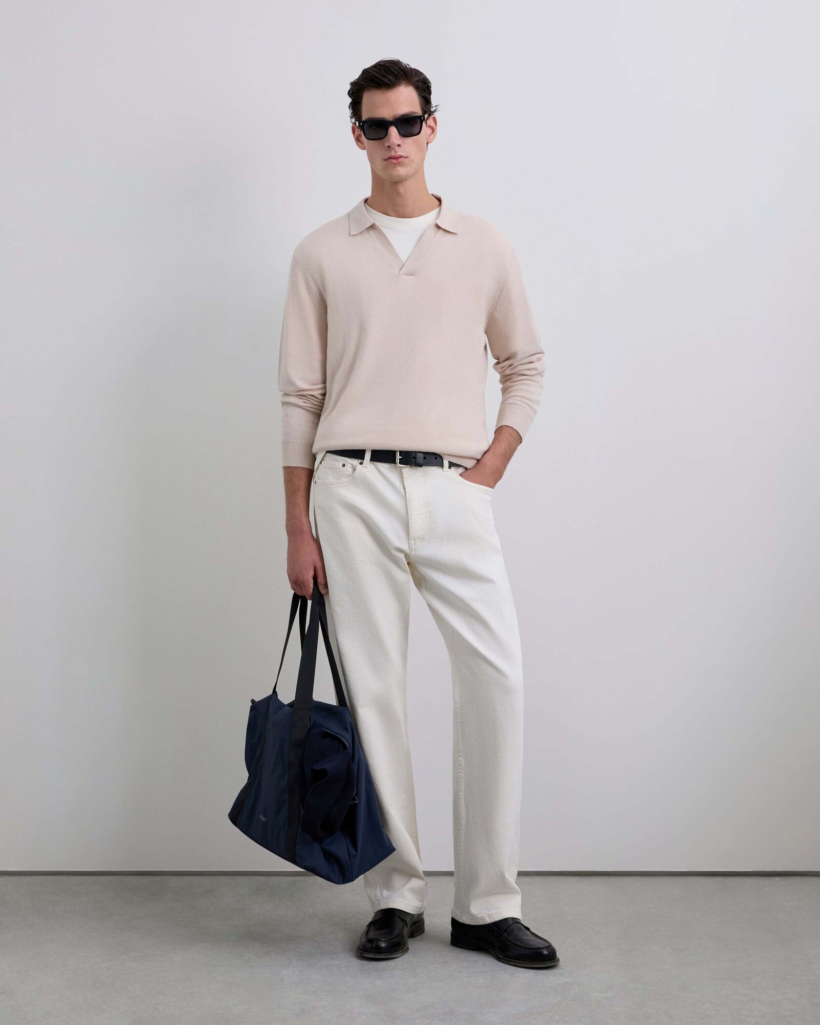 Scalpers Pulover New Moller  crem