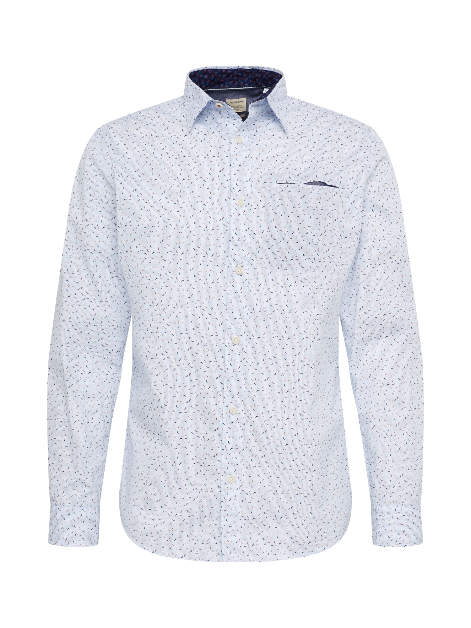JACK & JONES Dalykiniai marškiniai 'MATTHEW'  balta / mišrios spalvos