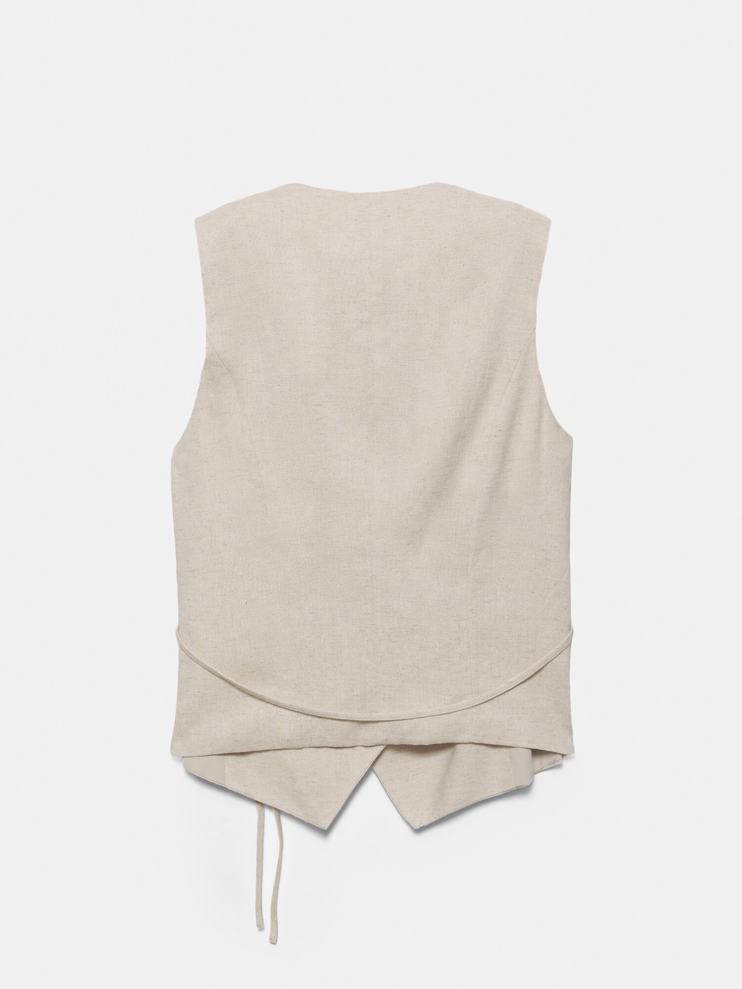 Pull&Bear Vesta k obleku  tmelová (obrázok 5)