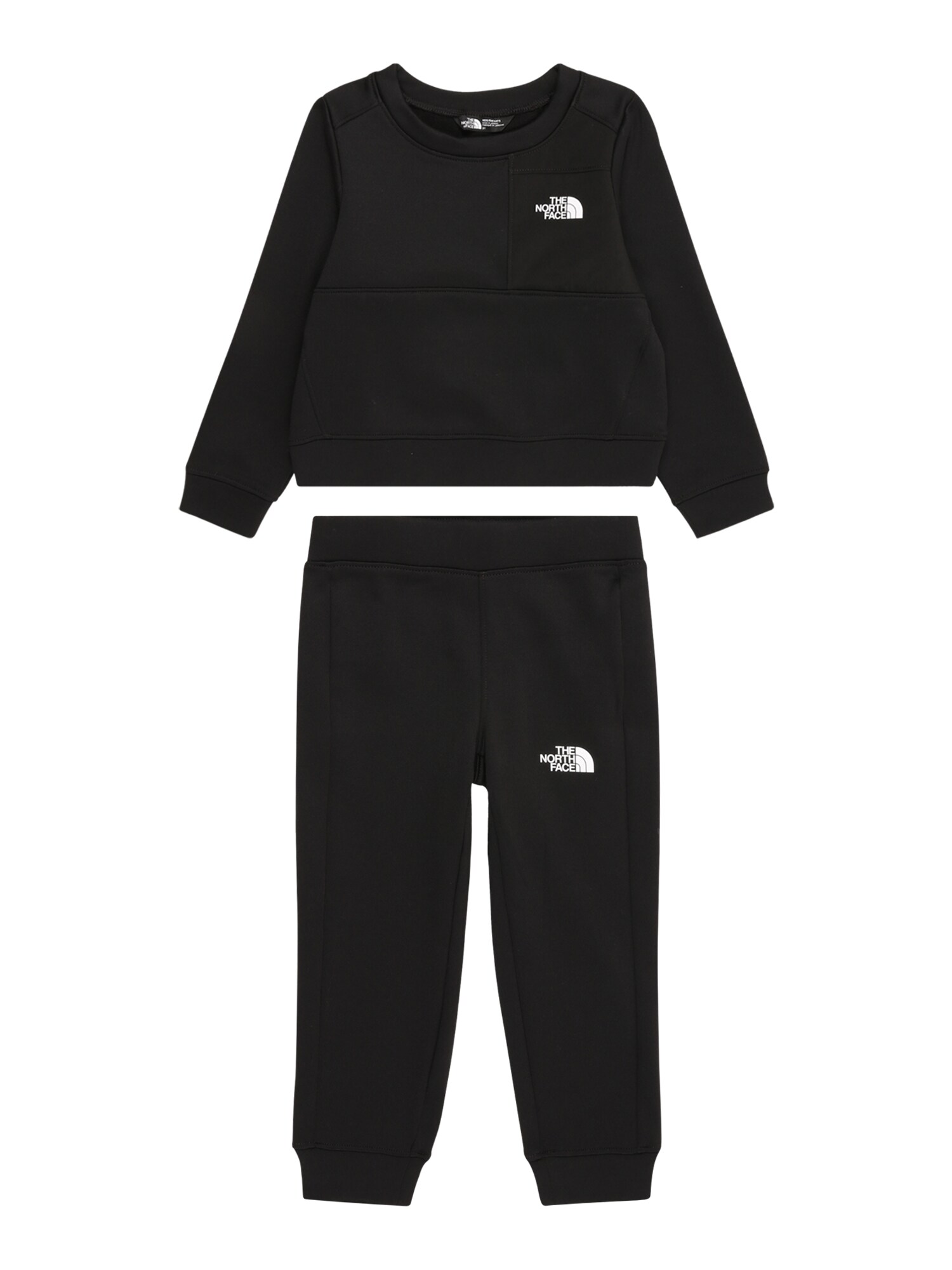 THE NORTH FACE Costum de trening  negru / alb