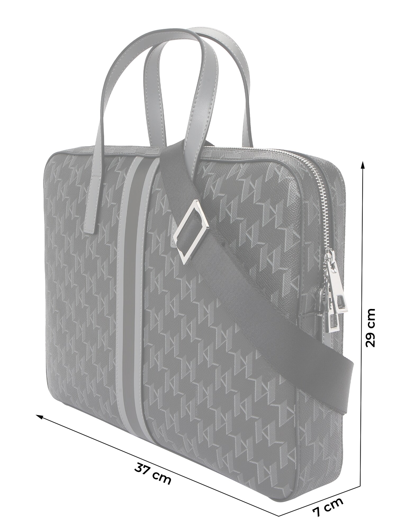 Karl Lagerfeld Laptoptáskák  szürke / sötétszürke / fekete / fehér termék 2. képe