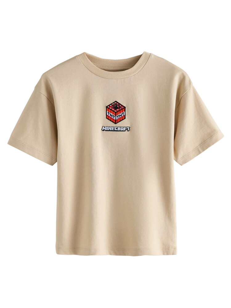 Next T-Shirt Jungen Größe 164 beige / rot / schwarz / weiß