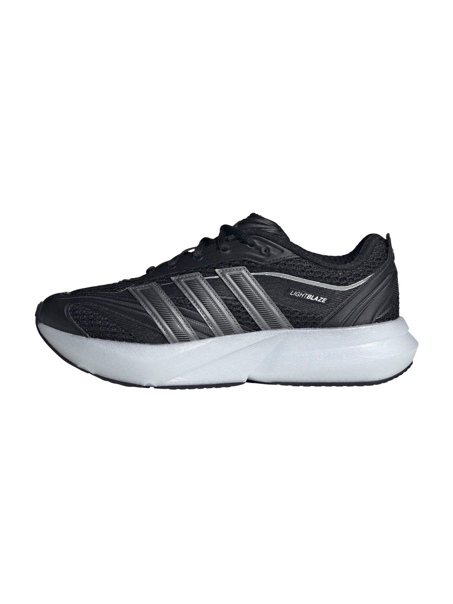 ADIDAS SPORTSWEAR Nízke tenisky 'LIGHTBLAZE' čierna / strieborná