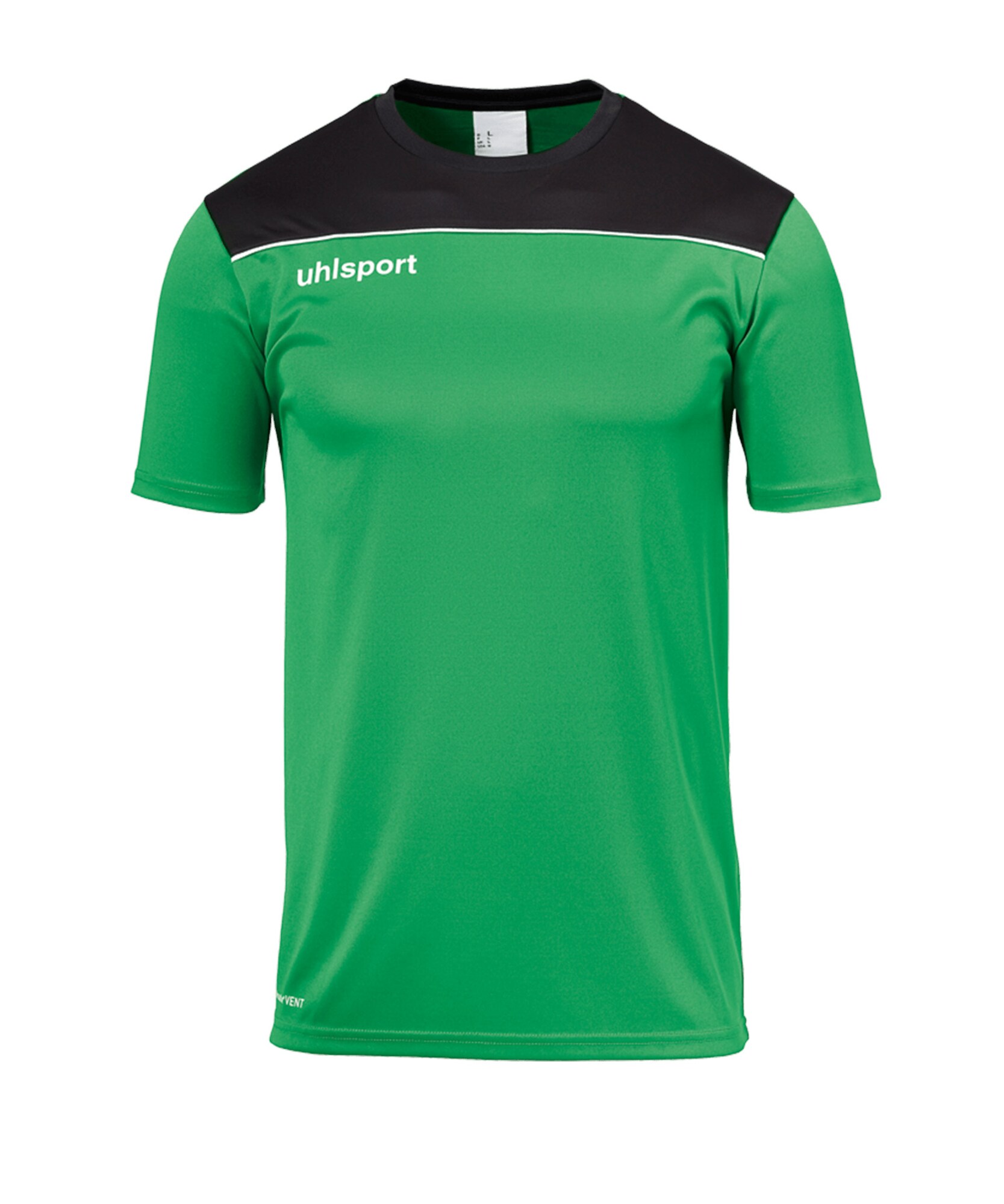 UHLSPORT Tricou funcțional  verde / negru / alb