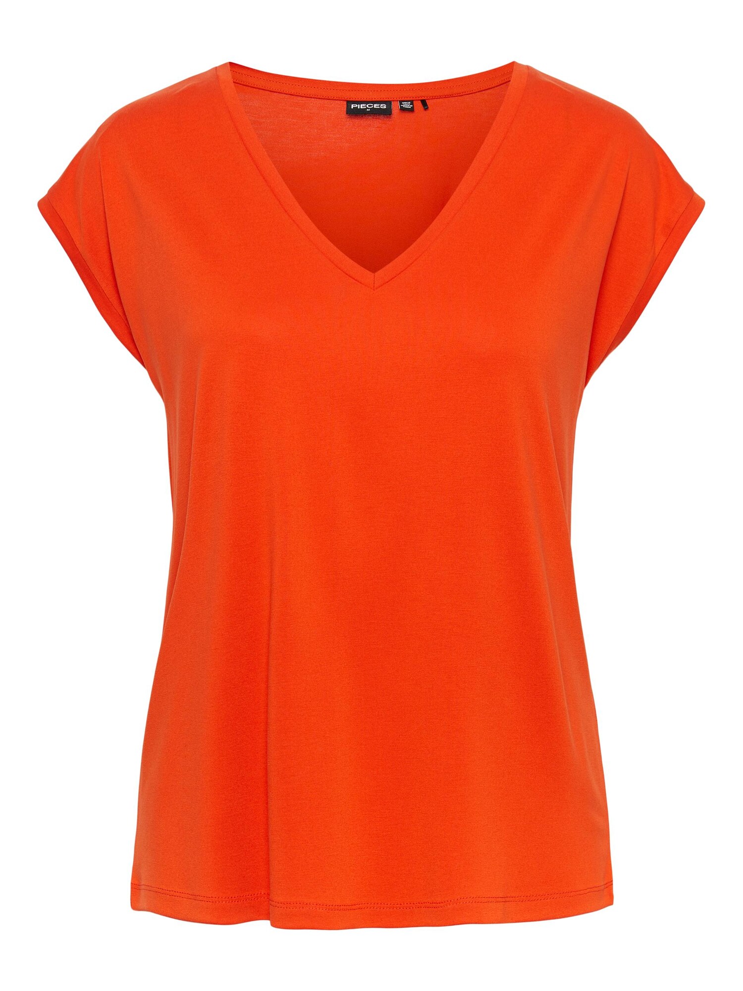 PIECES Tricou Kamala  roșu orange
