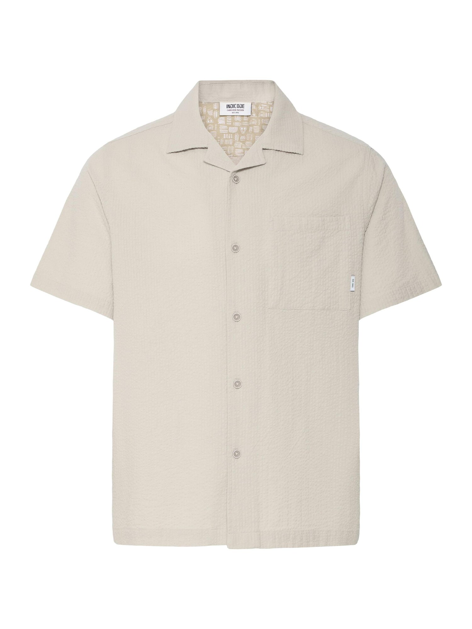 INDICODE JEANS Camisa ' IDCorson '  beige