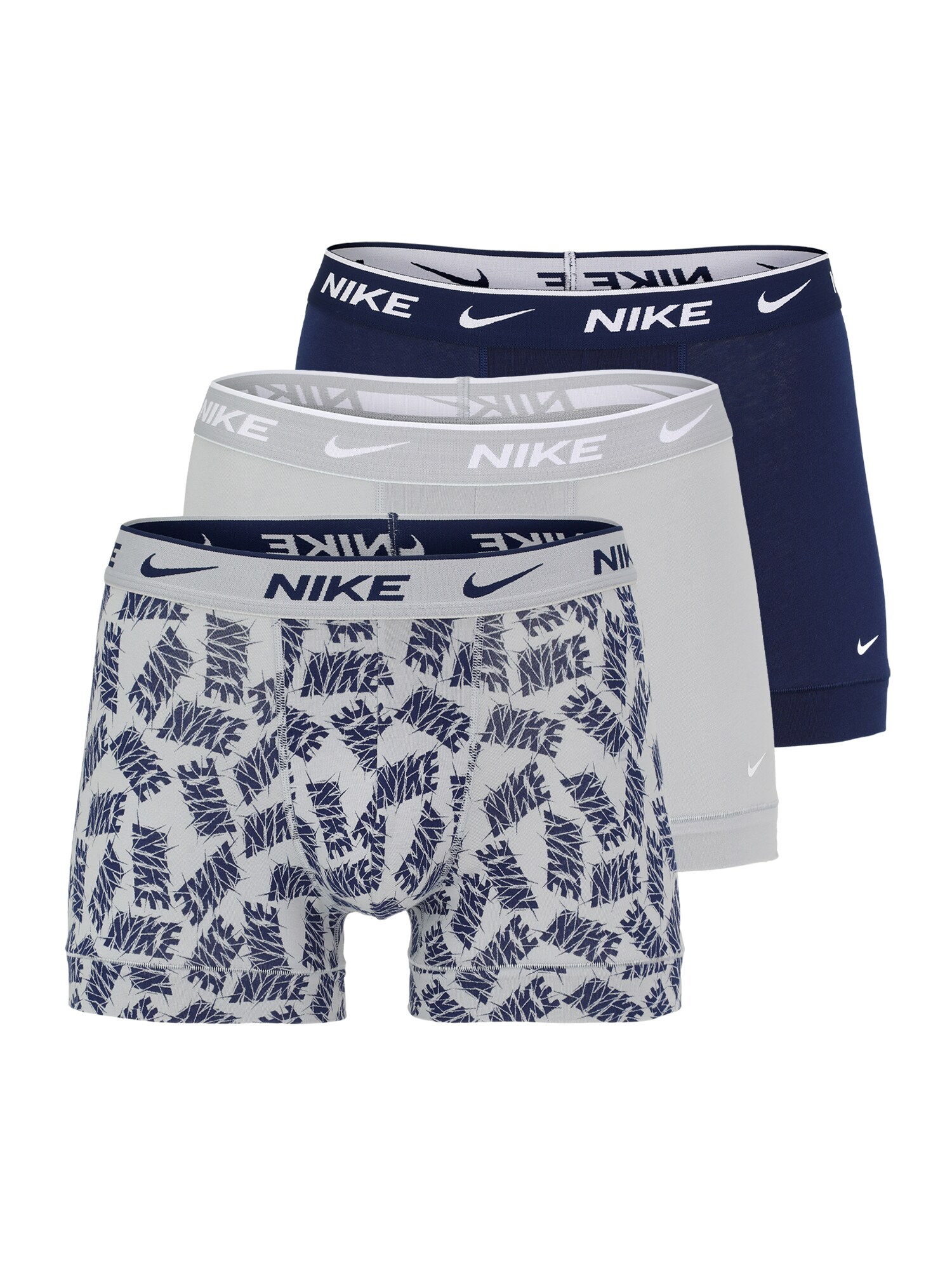 NIKE Underwear Boxeri  bleumarin / gri deschis