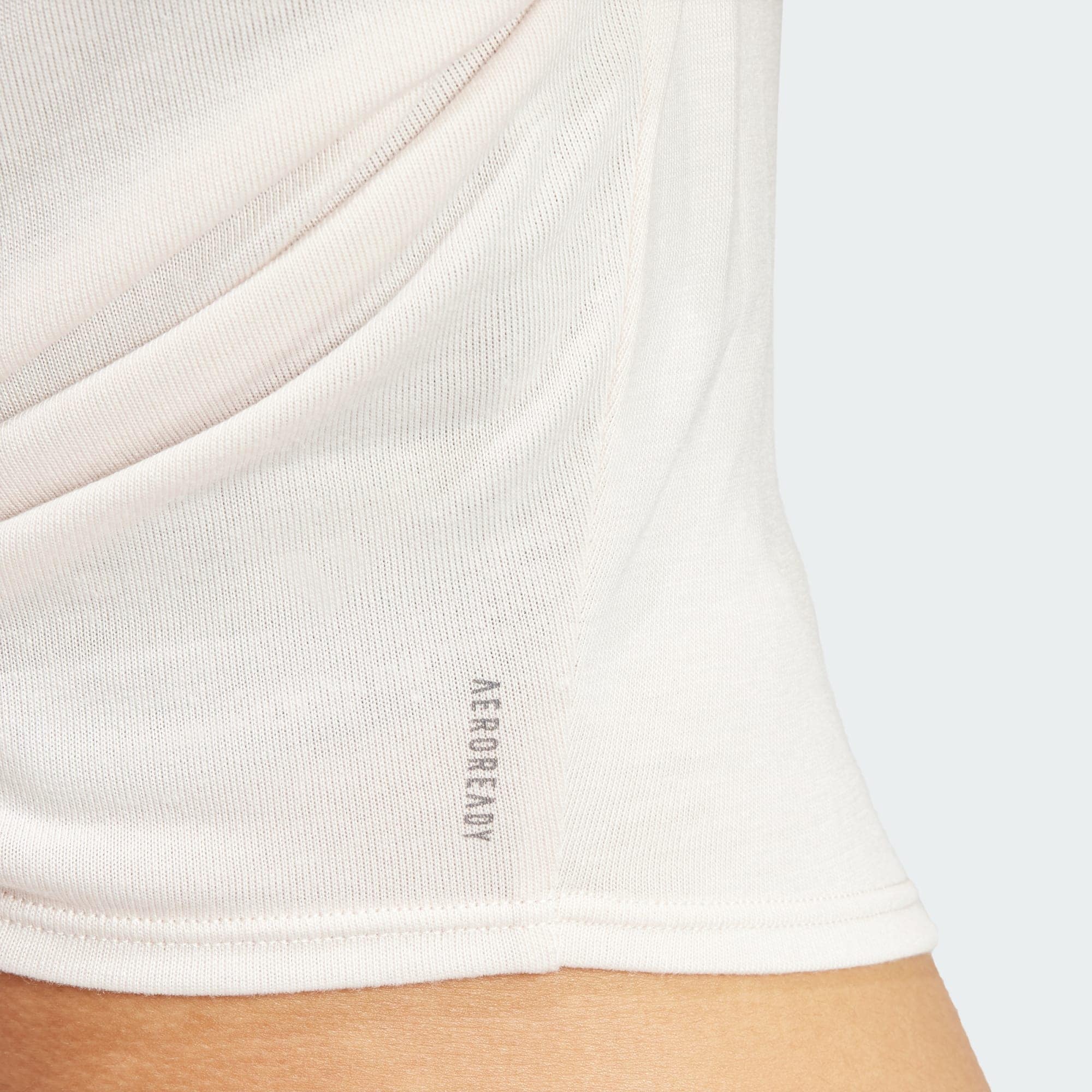 ADIDAS PERFORMANCE Funkčné tričko 'Studio' sivá / biela (obrázok 5)