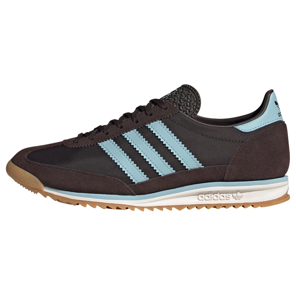 ADIDAS ORIGINALS Sneaker 'SL 72 OG' Damen Größe 46.5/47 hellblau / dunkelbraun