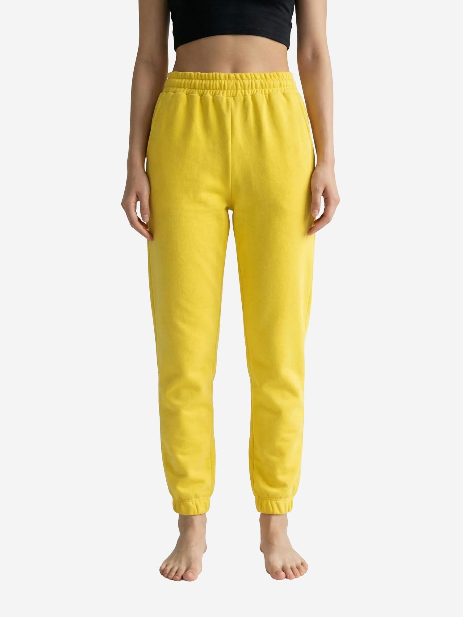 My fashion Sportske hlače limun žuta