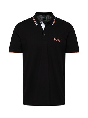 Boss Shirt ‘Paddy Pro’ Antraciet / Koraal / Wit