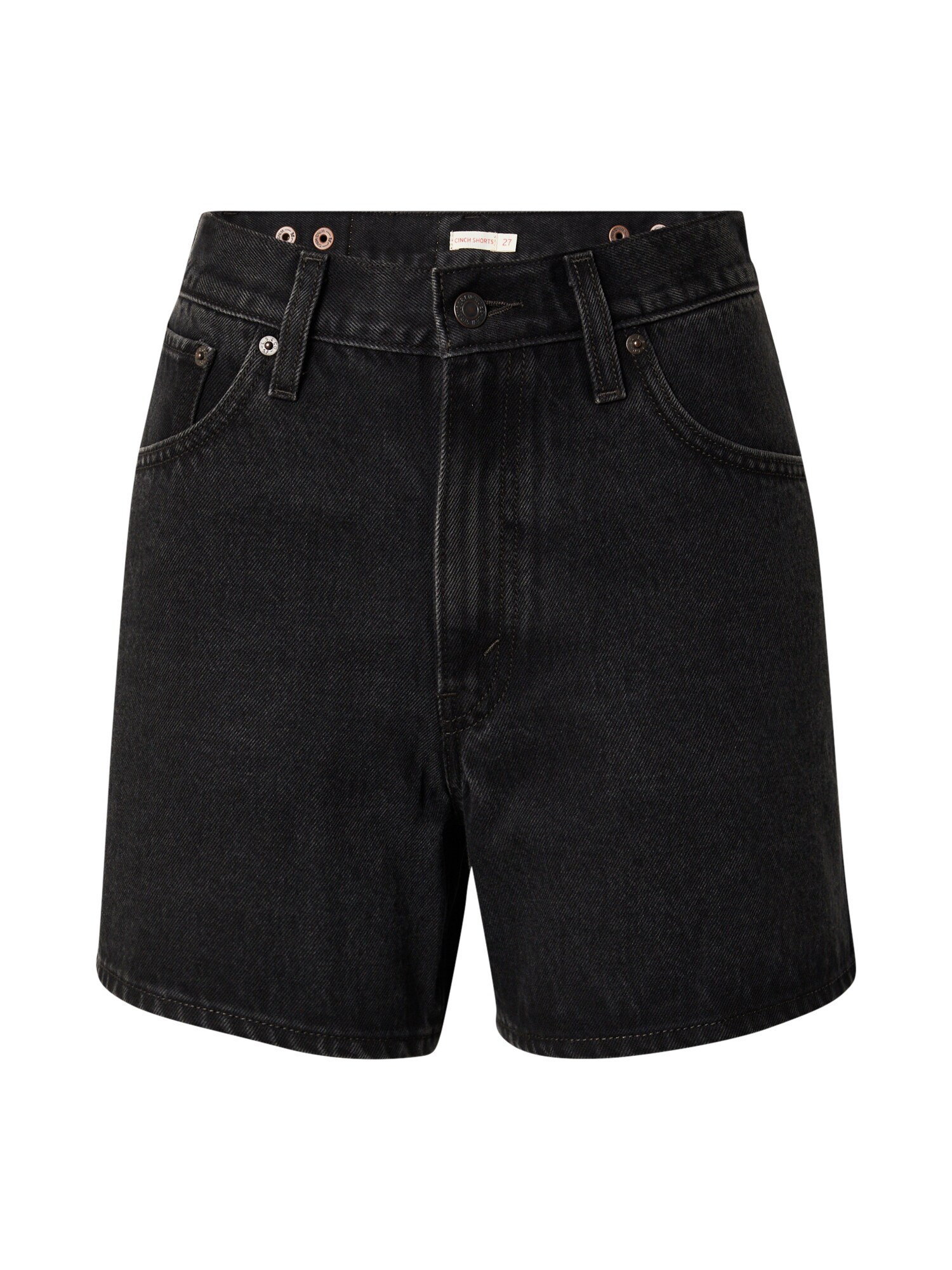 LEVIS ® Jeans Cinch Mid-Thigh Short  negru denim