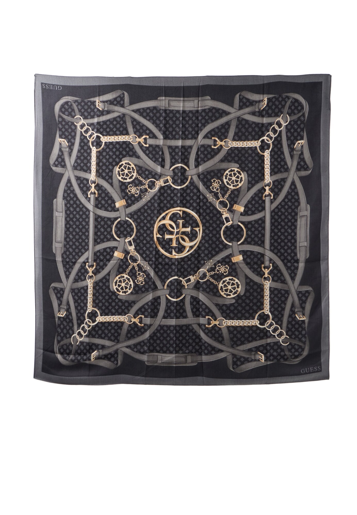 Scarf beige / mörkgrå